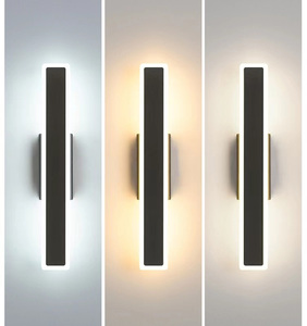 Minimalist Background Interior LED Wall Lamp Linear Corridor