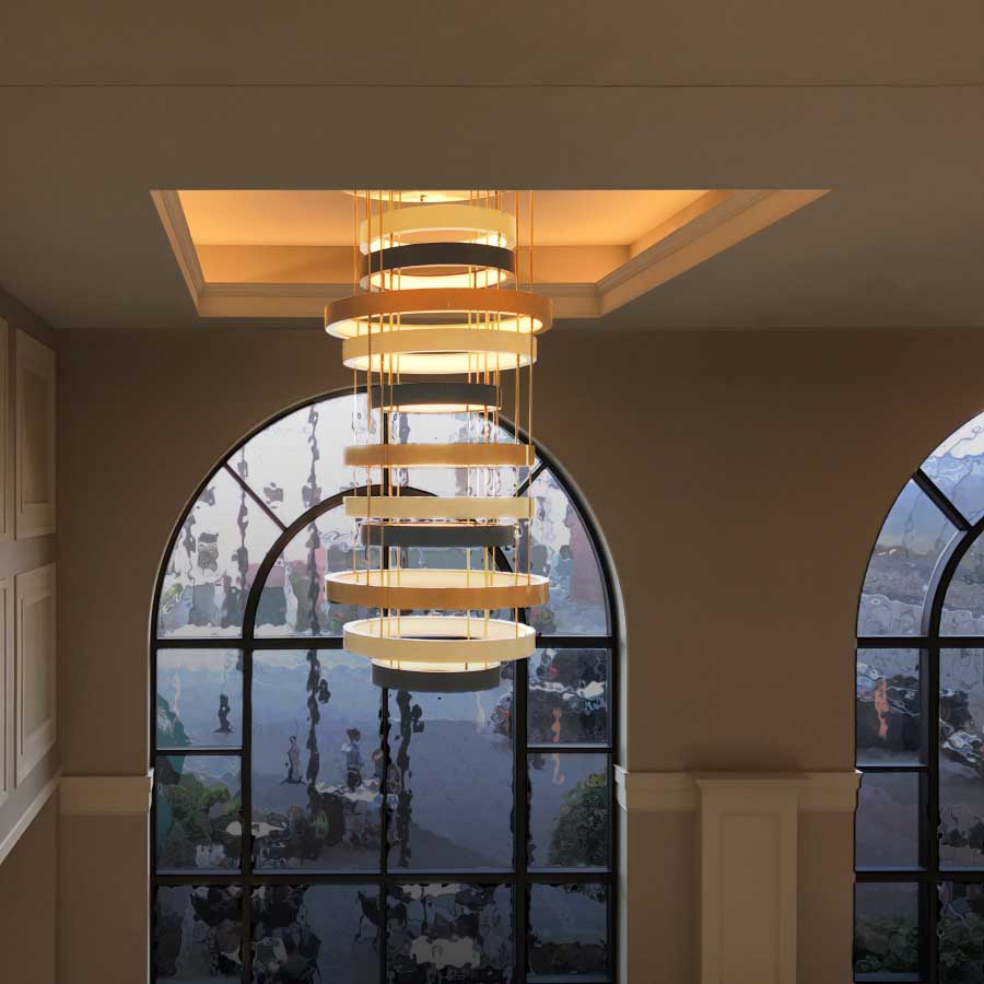 Mira Feature Geometric Ceiling Fixture