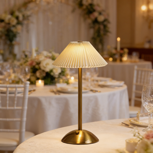 Modern Luxury Touch Metal Night Light Lampada Da Tavolo Battery Rechargeable