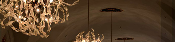 Grand Hyatt New York atrium custom ceiling lighting