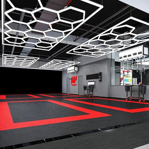 Customized High Power Lighted Barber Station Hexagonal Light