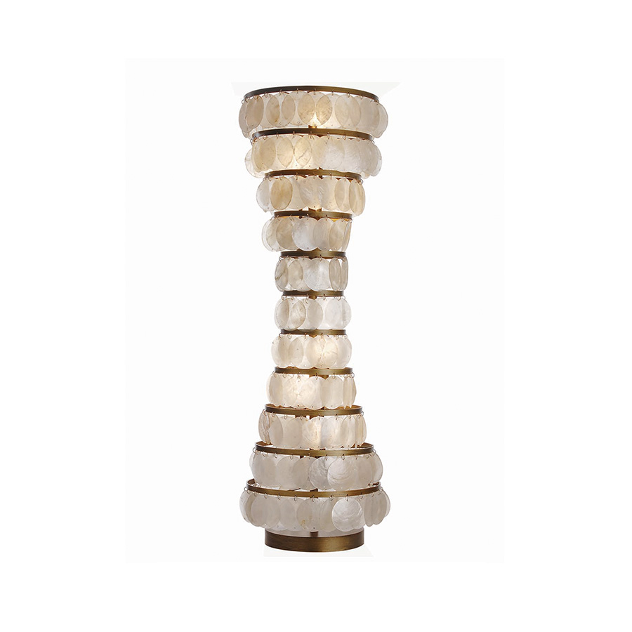 Di Perla Contemporary Oil Rubbed Bronze Table Lamp