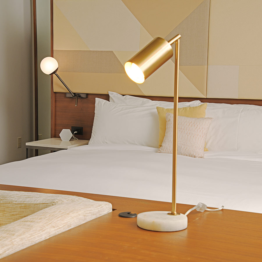 Christopher Plated Golden Bronze Table Lamp