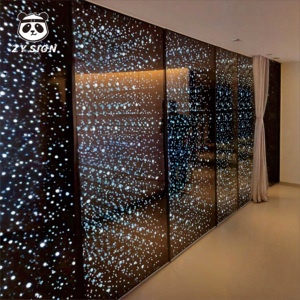 3D Infinity Effect Custom Mirror Light
