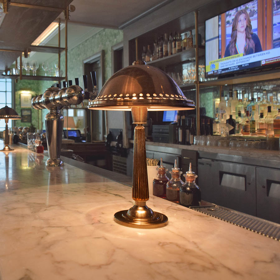 Louis Classic Satin Bronze Table Lamp